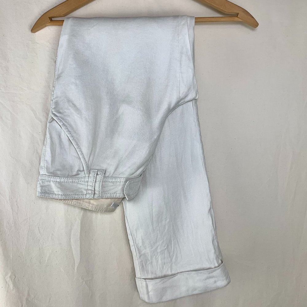 Diane Von Furstenberg Trouser in Ecru Linen
